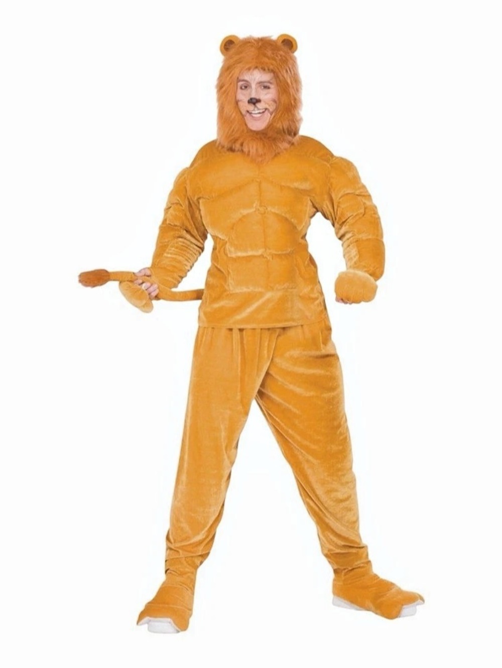 Forum Novelties Macho Lion Adult Costume Orange